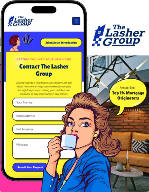 Mortgage services website — The Lasher Group