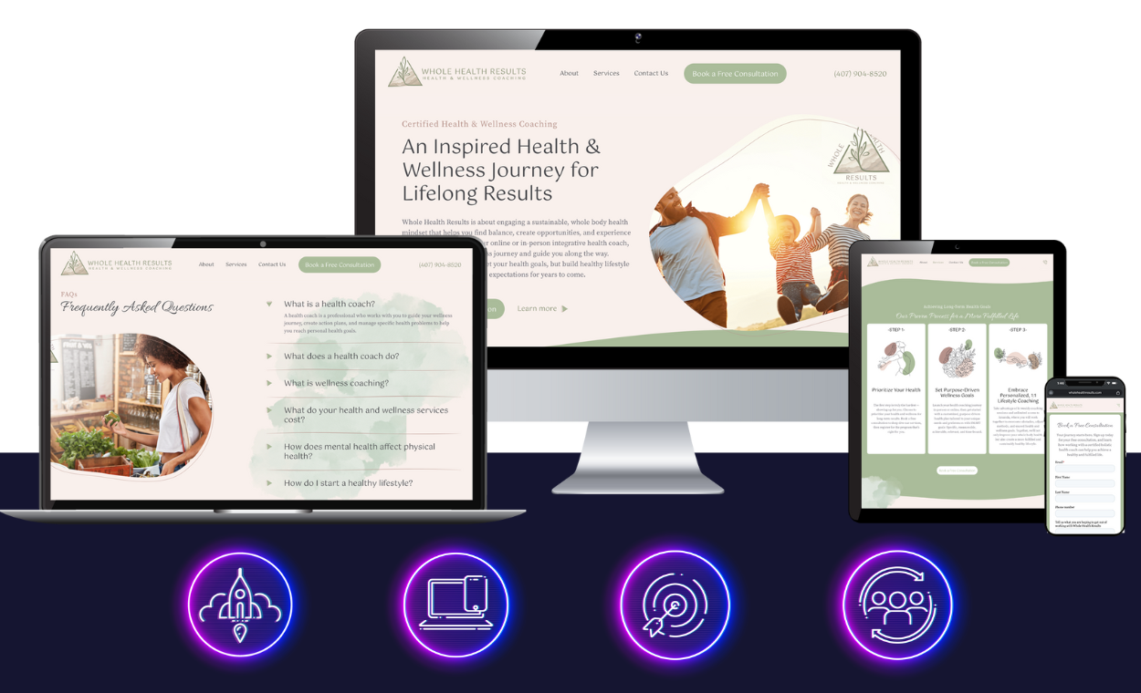 health coach marketing - health and wellness marketing agency - whole health results - atlanta georgia - boost local marketing agency