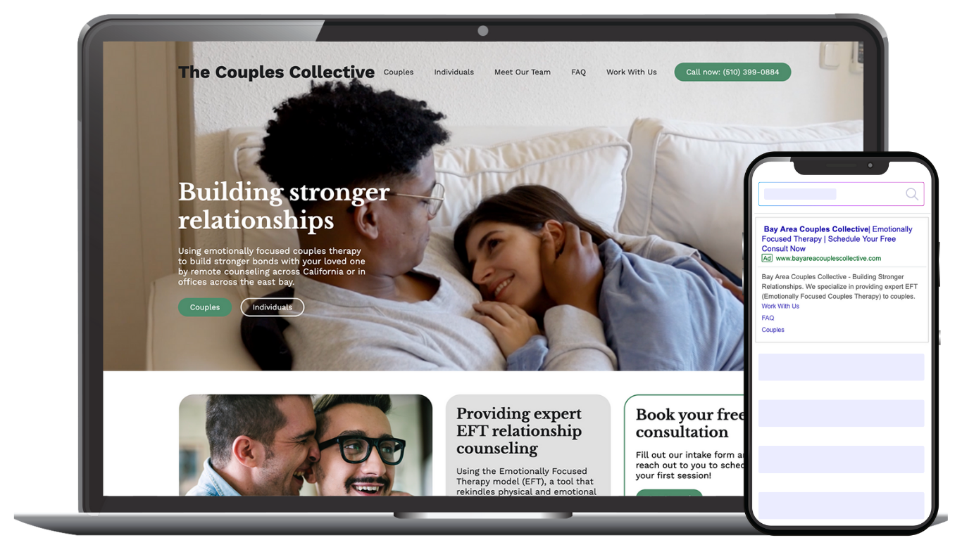 the couples collective - san francisco bay area - california - mental health and wellness marketing