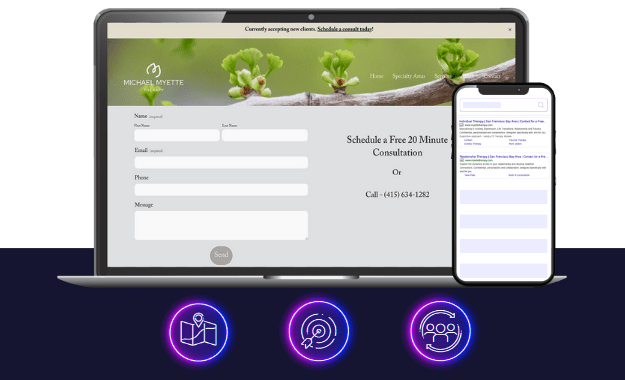 therapist marketing agency - mental health and wellness marketing agency - michael myette therapy - boost local marketing agency