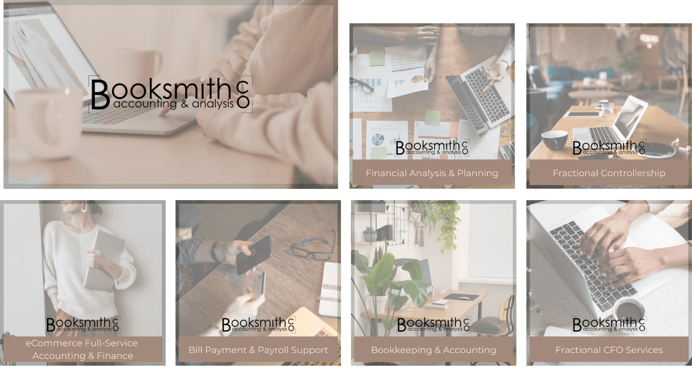 booksmith co - bookkeeper Google Business Profile Branding