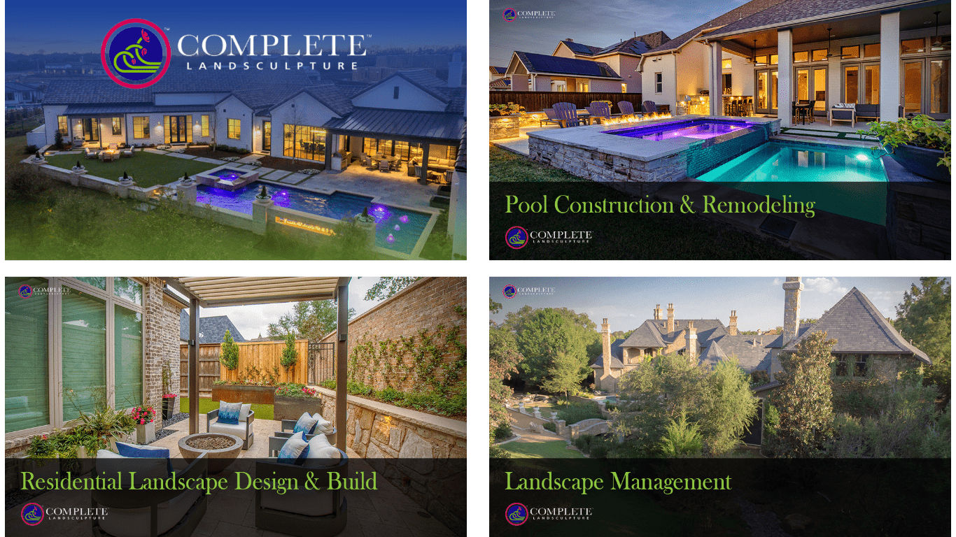 complete landsculpture - construction marketing - home services marketing - google business profile branding