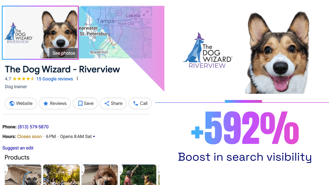 the dog wizard riverview fl Google Business Profile Branding