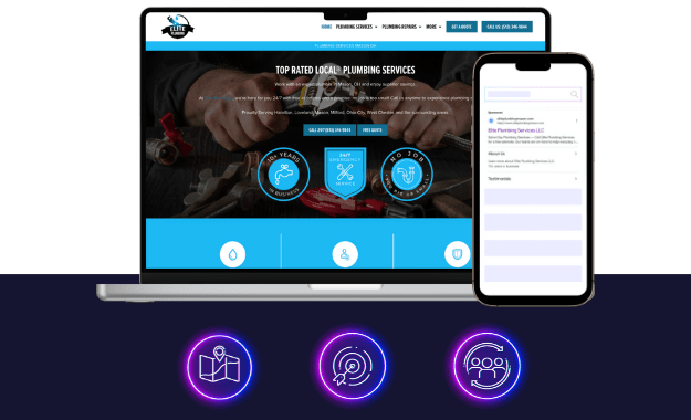 elite plumbing services - mason oh - plumber marketing - construction marketing - home services marketing - boost local small business marketing agency
