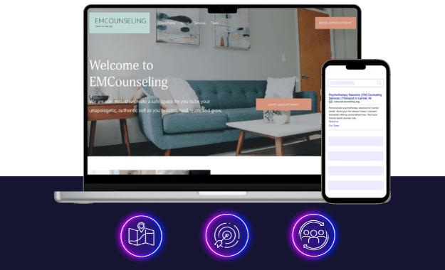 emcounseling - mental health marketing - healthcare marketing - health and wellness marketing - boost local small business marketing agency