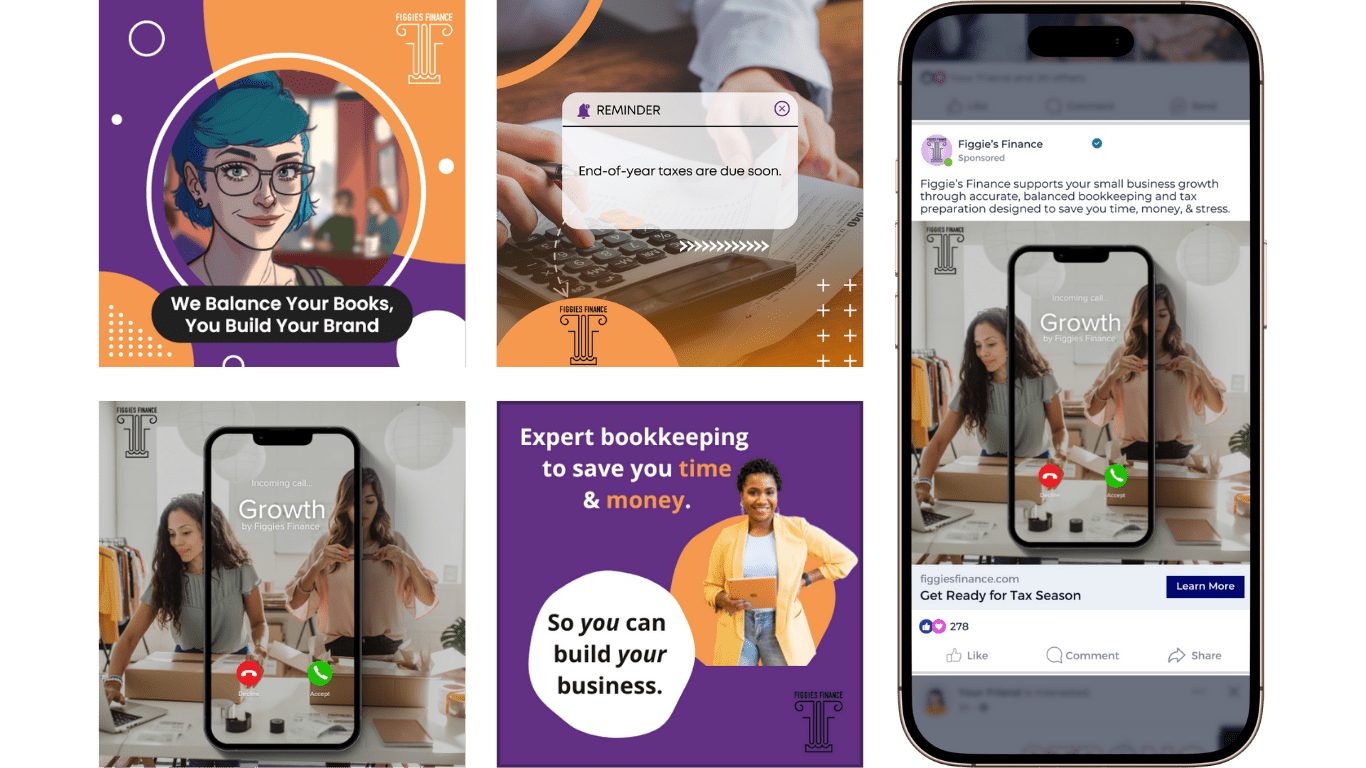 figgies finance - financial services marketing - meta ads