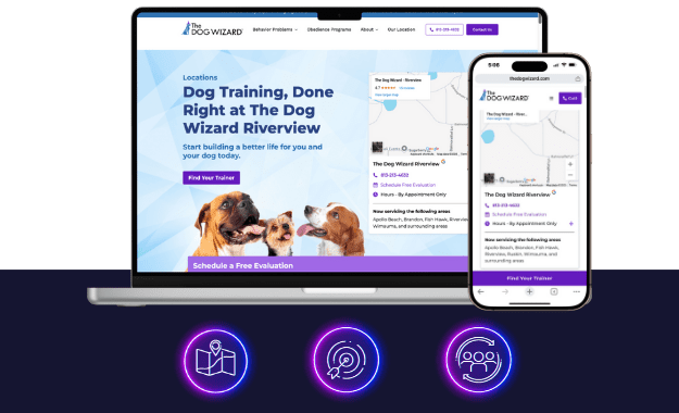 the dog wizard - riverview fl - pet care marketing - dog trainer marketing - boost local small business marketing agency