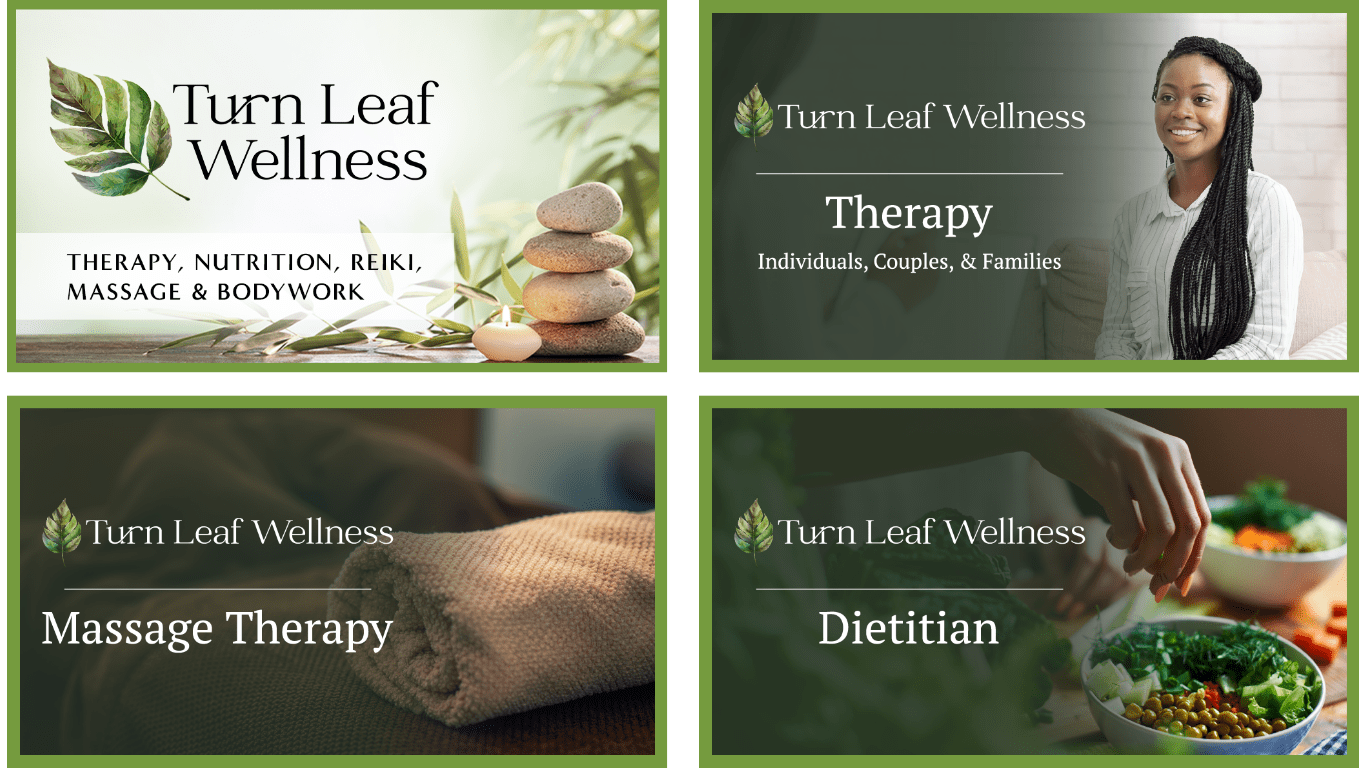 turn leaf wellness Google Business Profile Branding